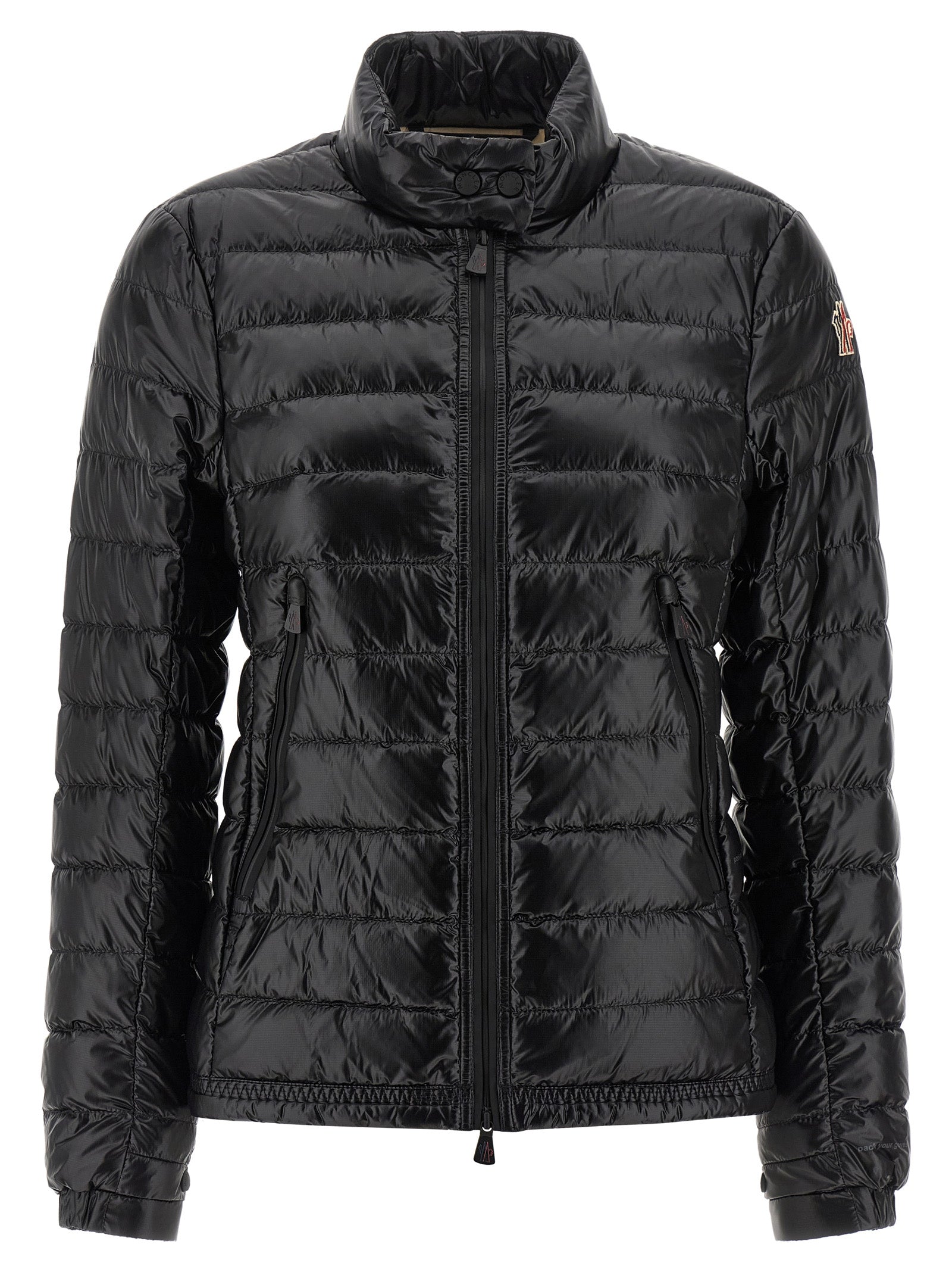 Moncler Grenoble Black Polyamide Full-Length Jacket