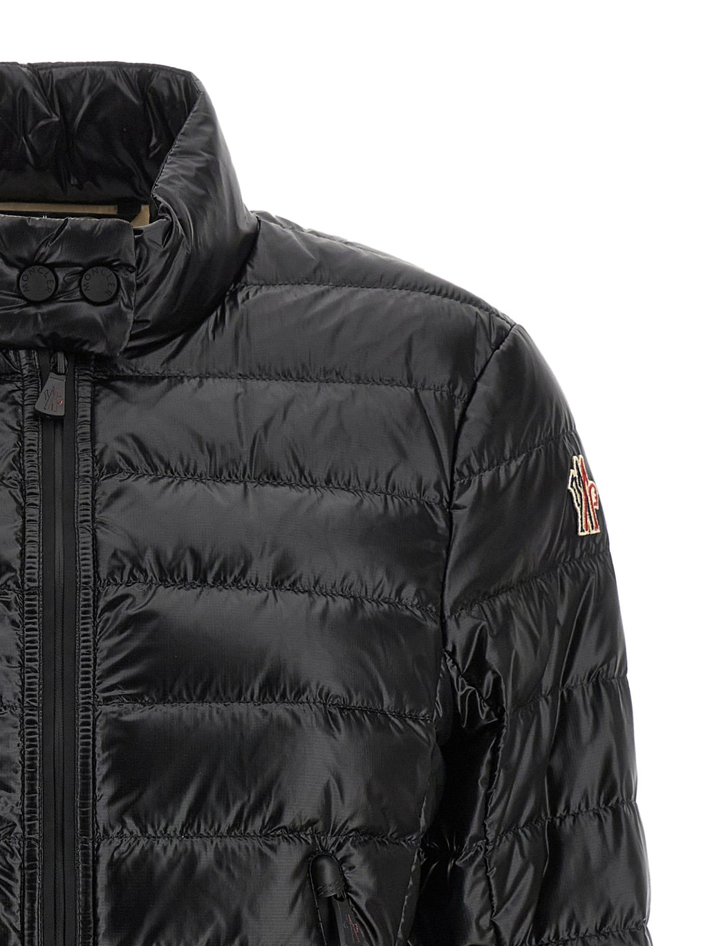 Moncler Grenoble Black Polyamide Full-Length Jacket