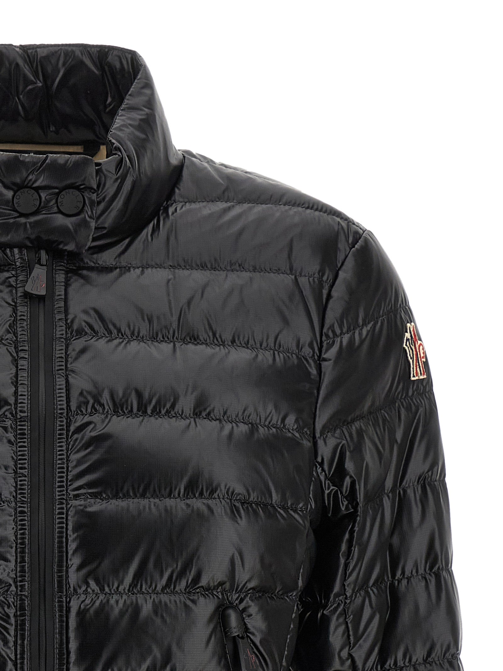 Moncler Grenoble Black Polyamide Full-Length Jacket