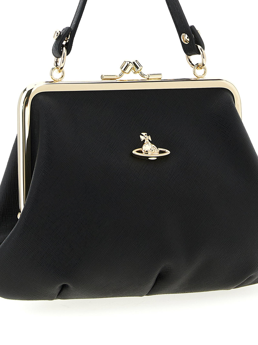 Vivienne Westwood Black Cowhide Handbag