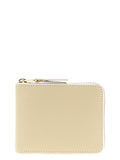 Comme Des Garçons Beige Calfskin Cardholder
