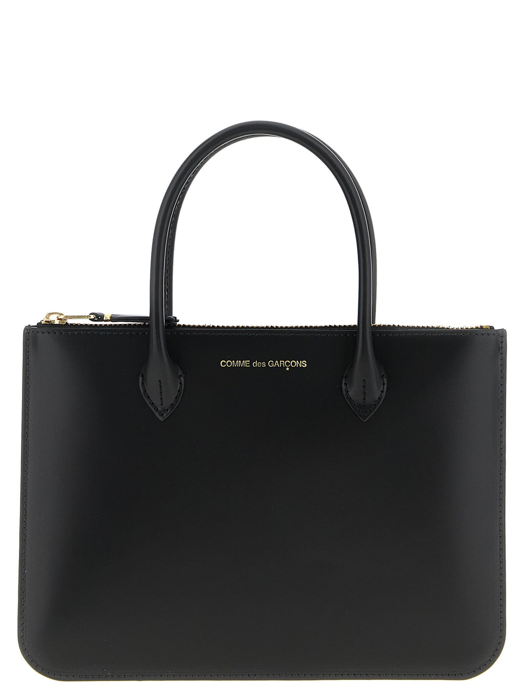 Comme Des Garçons Black Cowhide Handbag