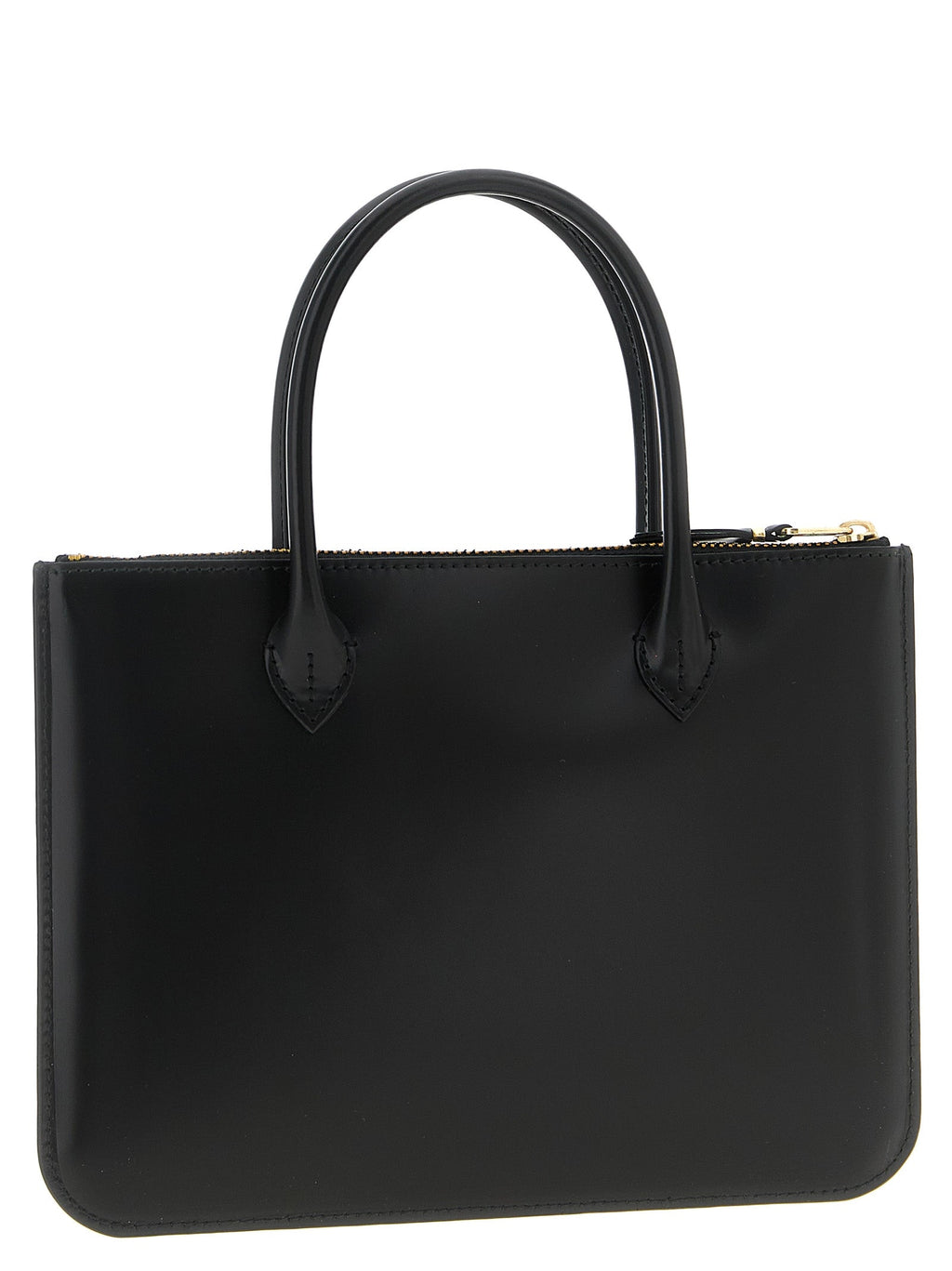 Comme Des Garçons Black Cowhide Handbag