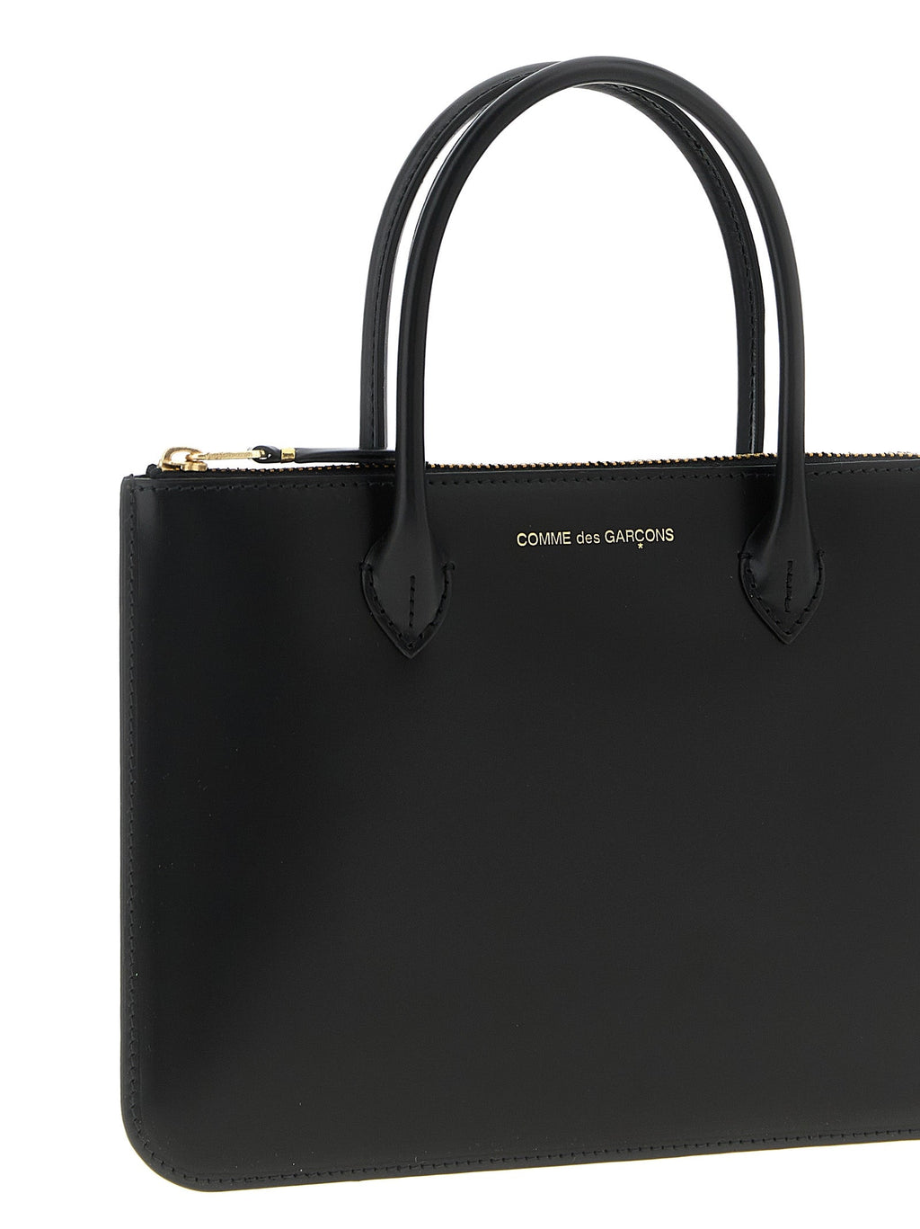 Comme Des Garçons Black Cowhide Handbag