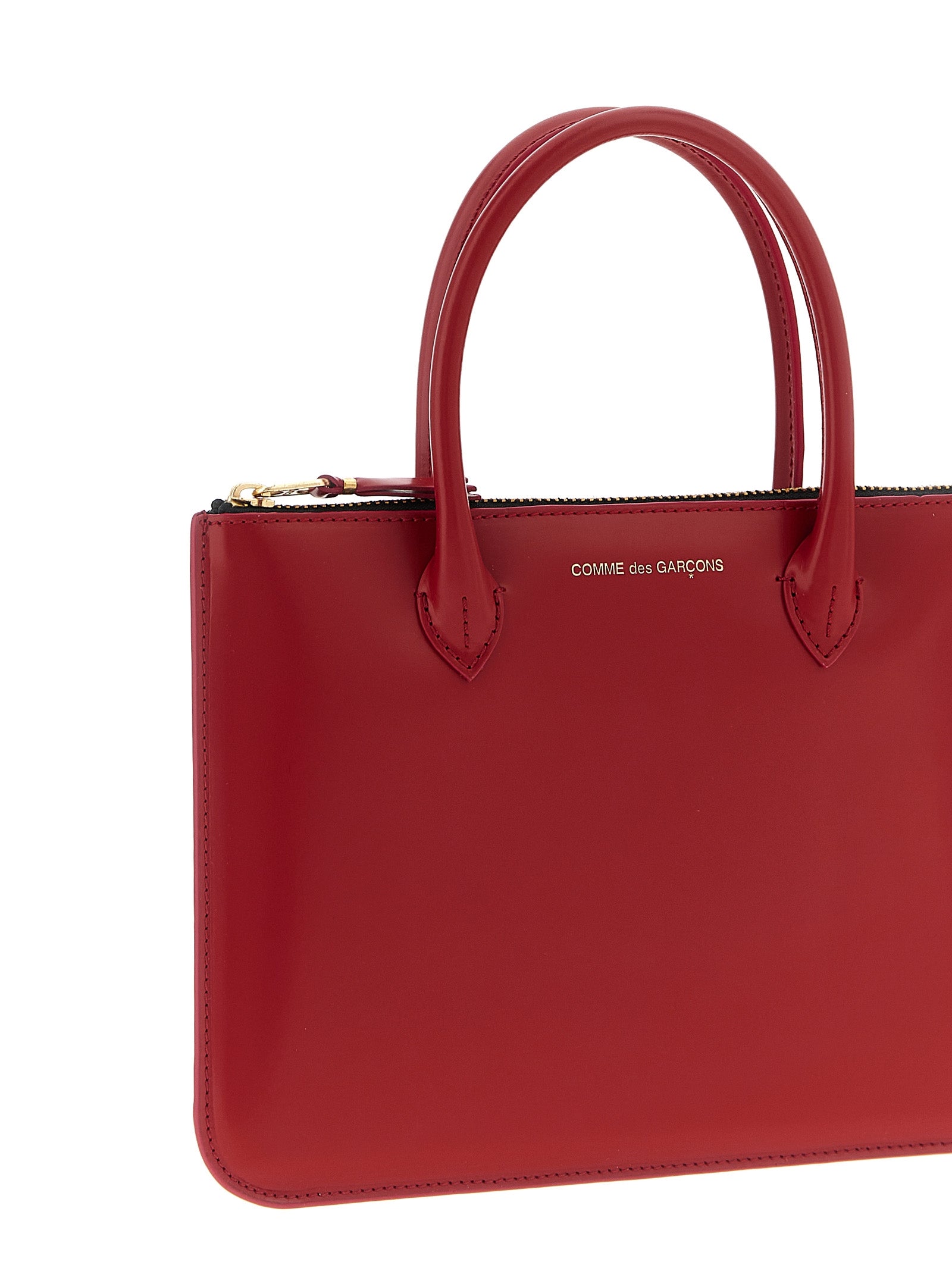 Comme Des Garçons Multicolor Cowhide Handbag