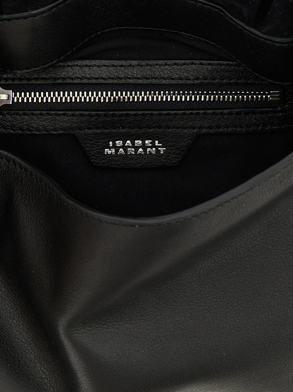 Isabel Marant Black Calfskin Shoulder Bag
