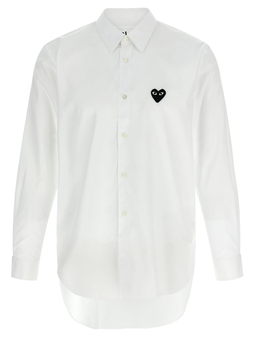 Comme Des Garçons Play White Cotton Blouse