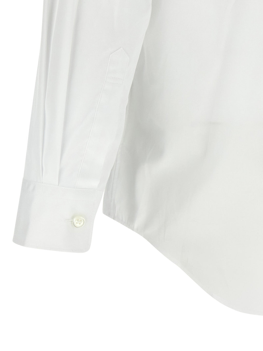 Comme Des Garçons Play White Cotton Blouse