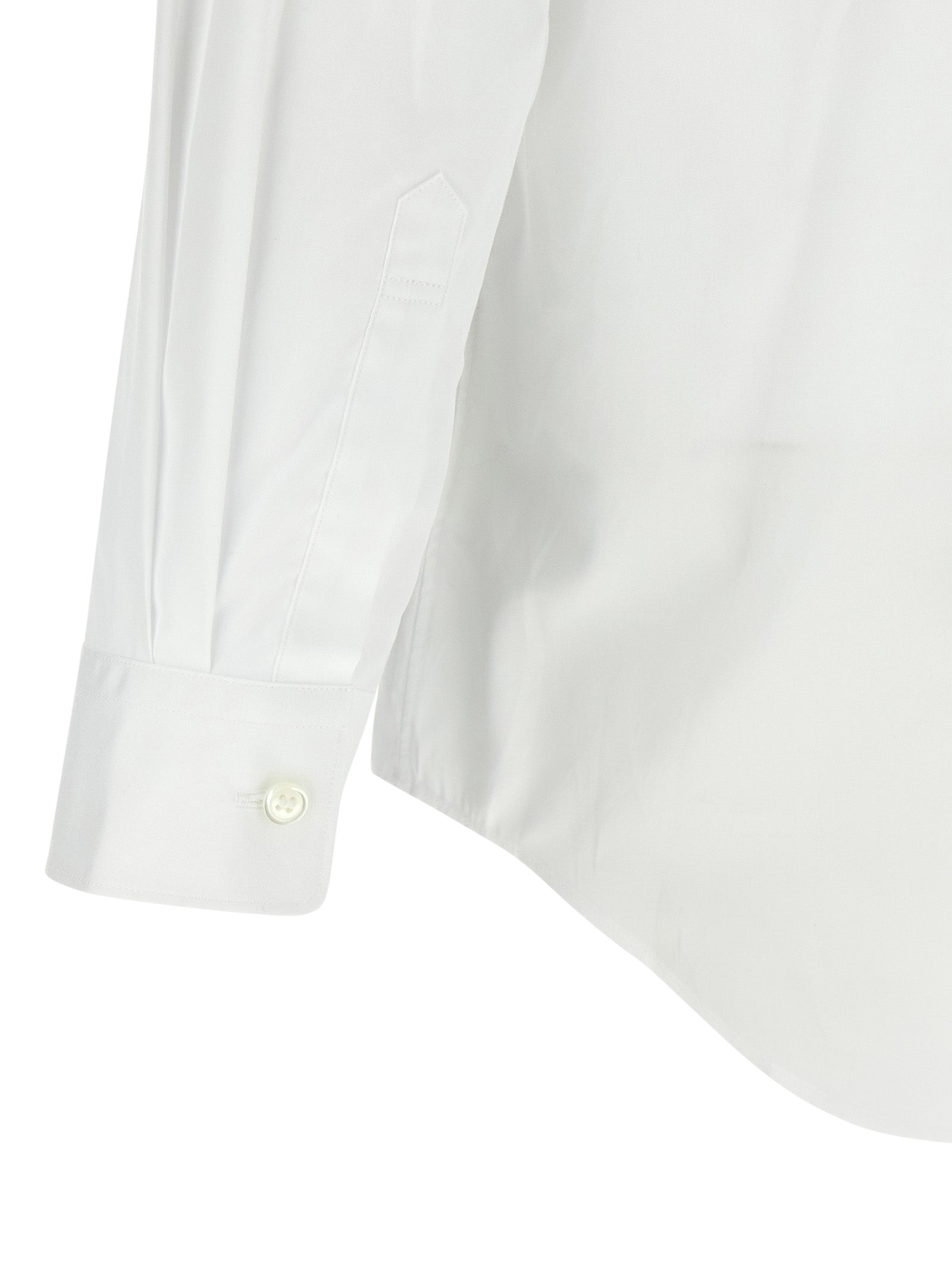 Comme Des Garçons Play White Cotton Blouse