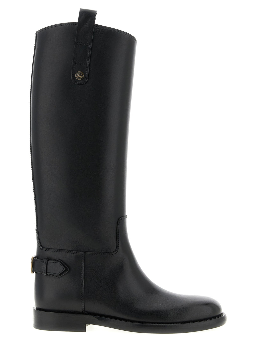 Burberry Black Calfskin Over The Knee