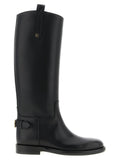 Burberry Black Calfskin Over The Knee