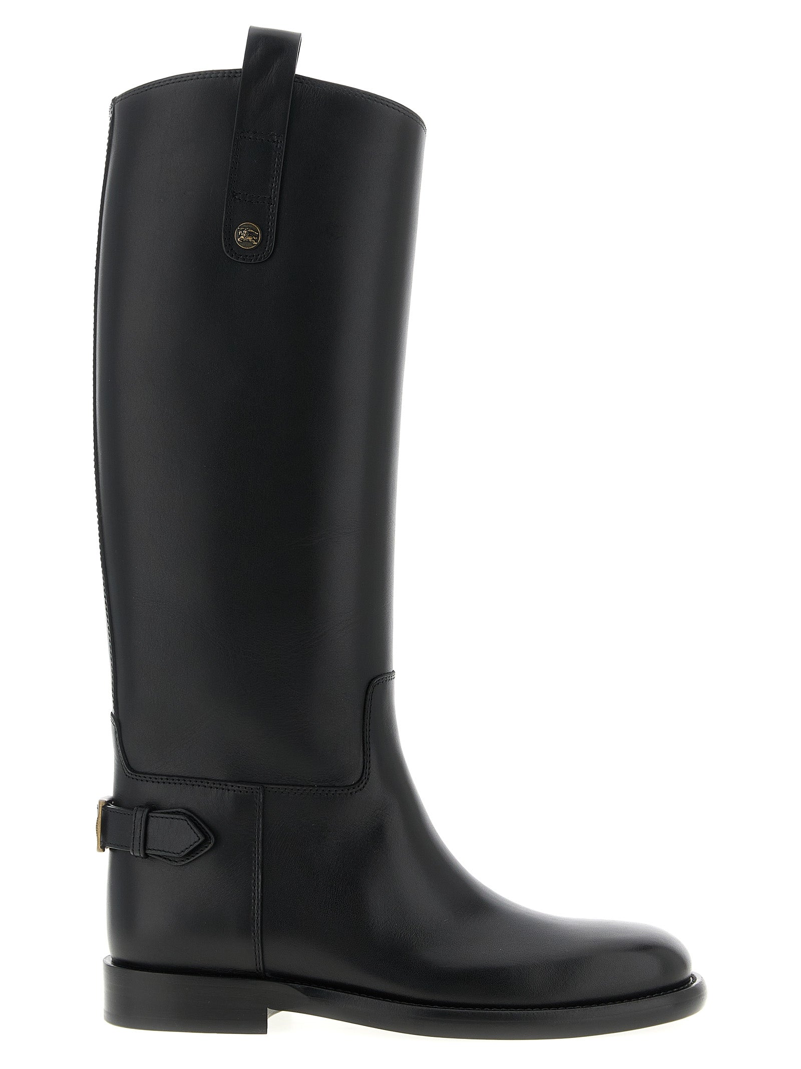 Burberry Black Calfskin Over The Knee