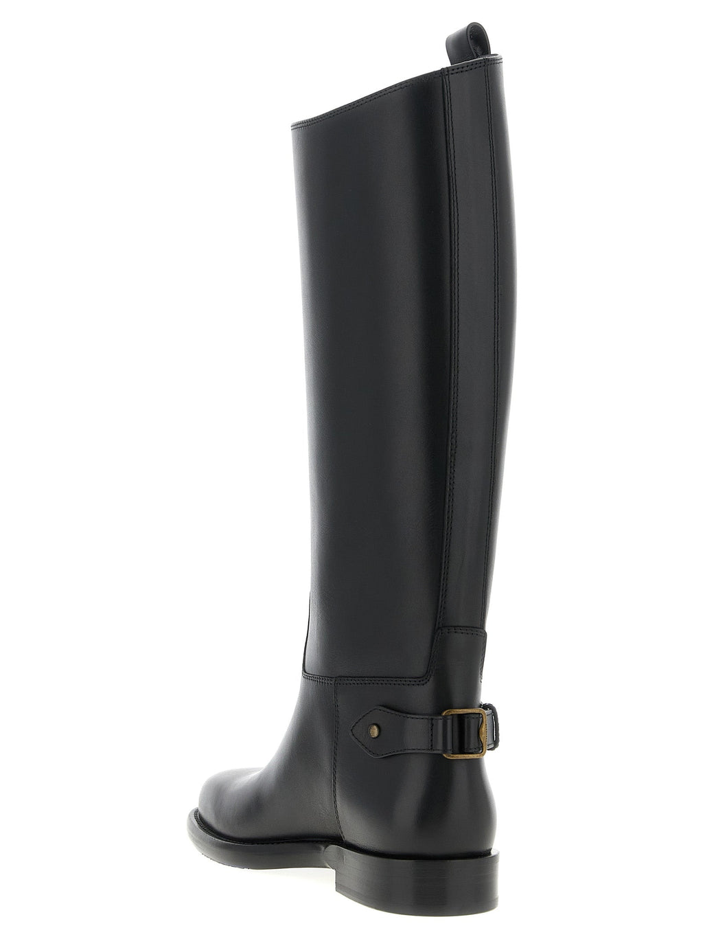 Burberry Black Calfskin Over The Knee
