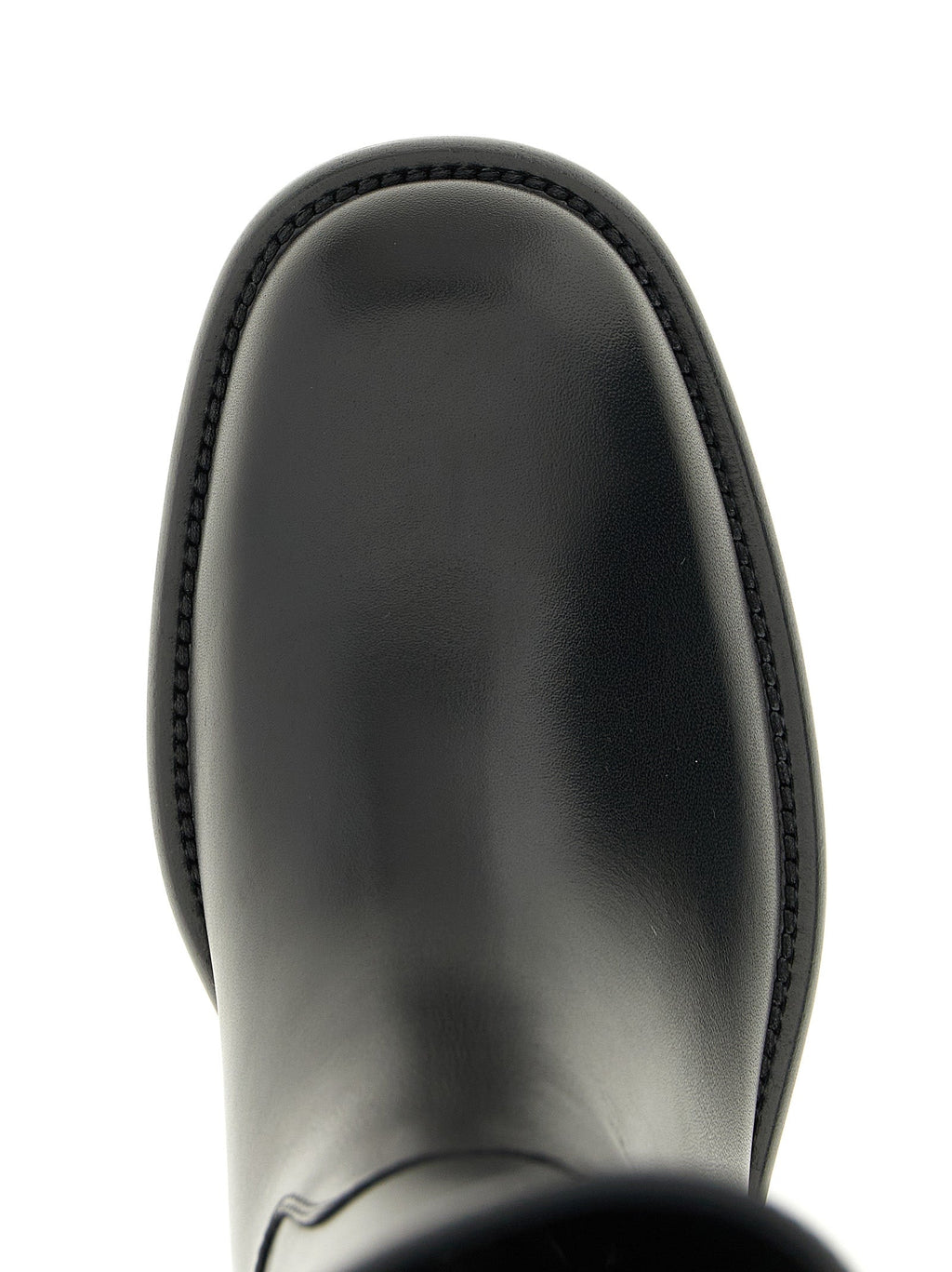 Burberry Black Calfskin Over The Knee