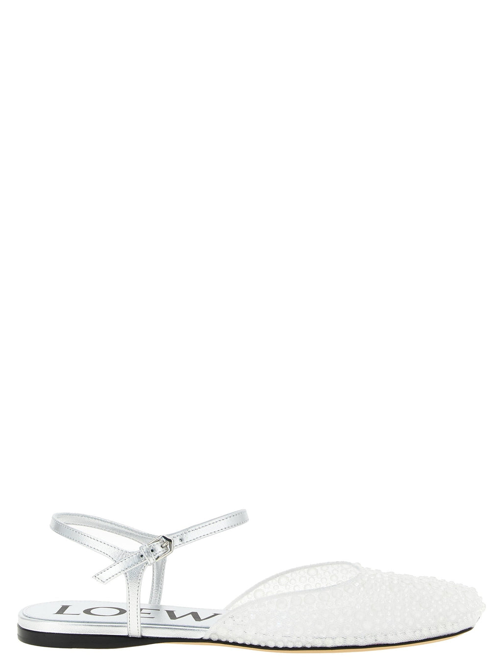 Loewe White Polyamide Ballet Flats