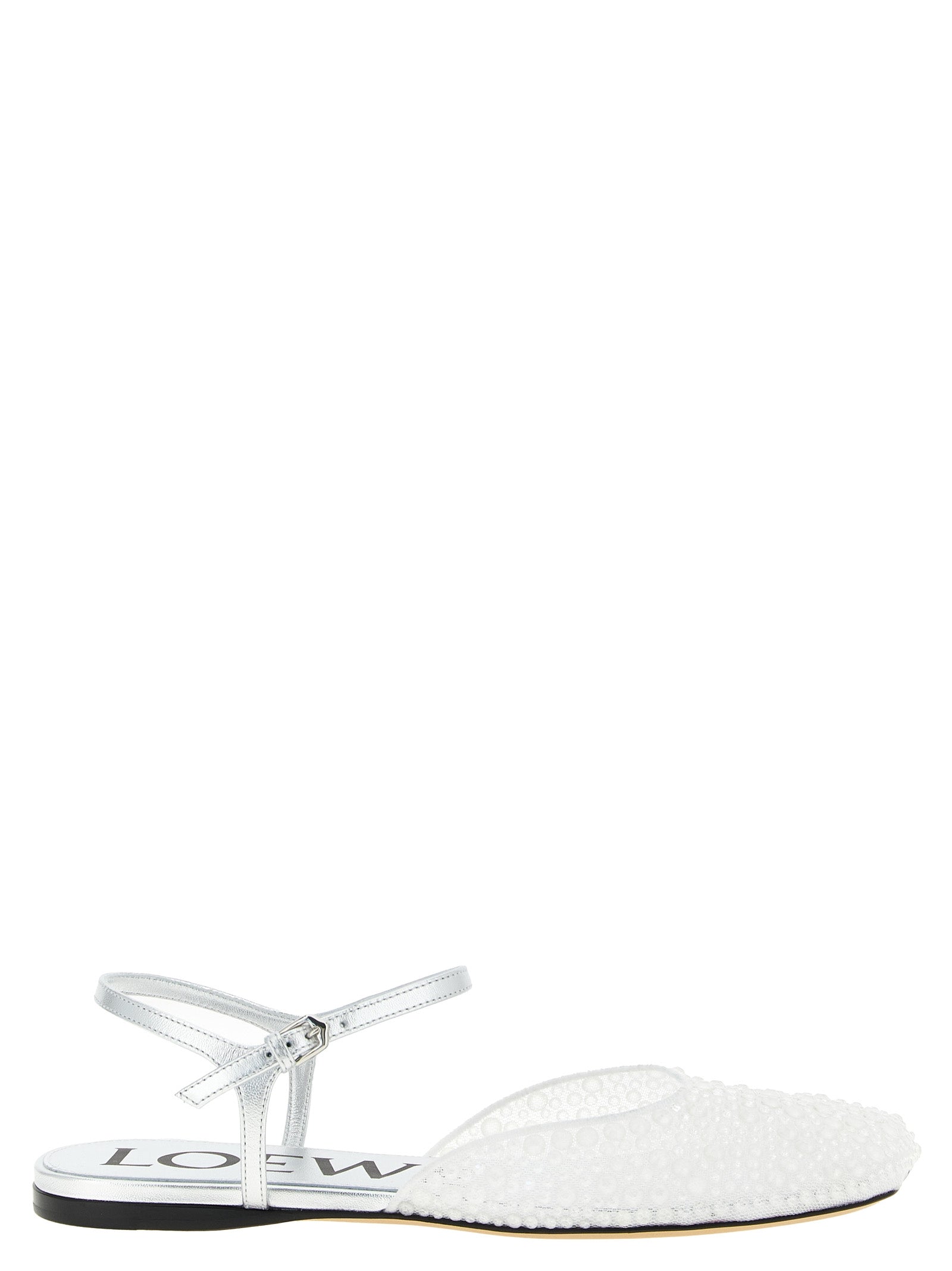 Loewe White Polyamide Ballet Flats