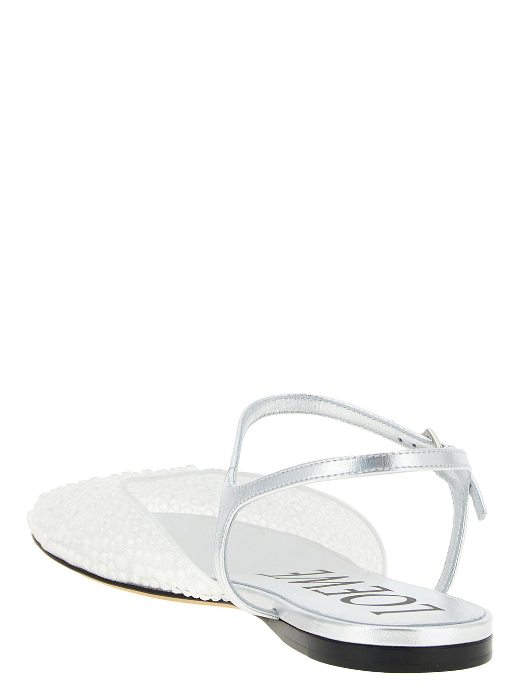 Loewe White Polyamide Ballet Flats