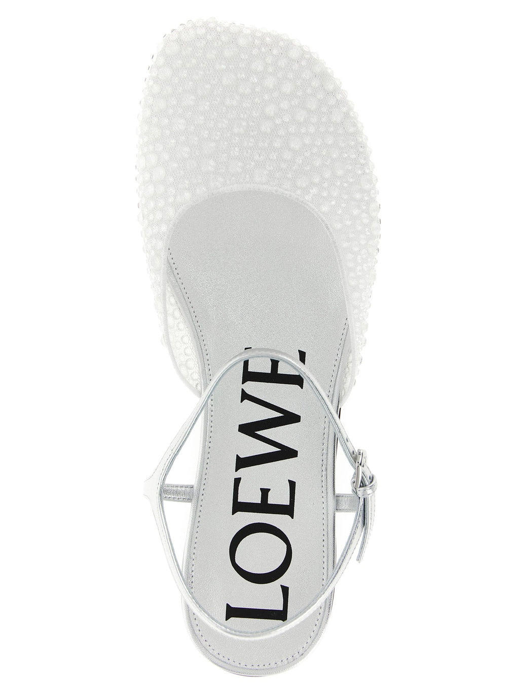 Loewe White Polyamide Ballet Flats
