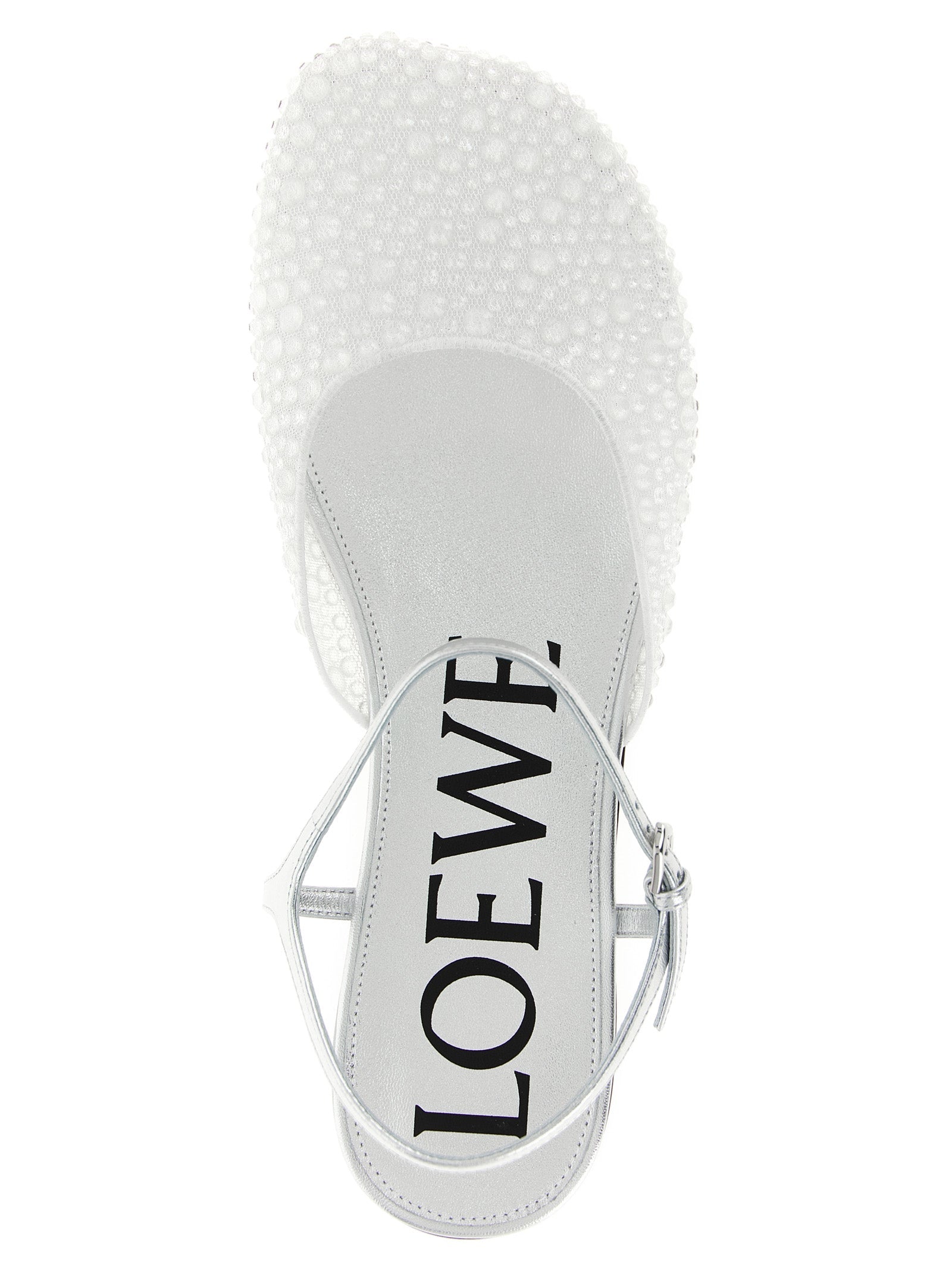 Loewe White Polyamide Ballet Flats