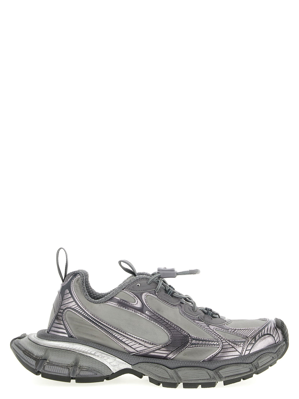 Balenciaga Gray Polyester Athletic Sneakers