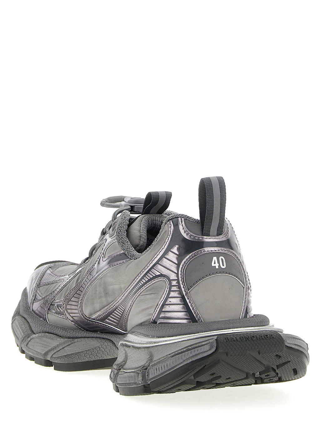 Balenciaga Gray Polyester Athletic Sneakers