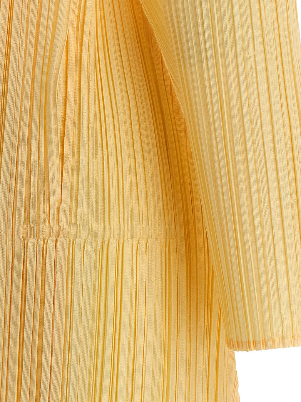 PLEATS PLEASE ISSEY MIYAKE Bicolor Polyester Cardigan