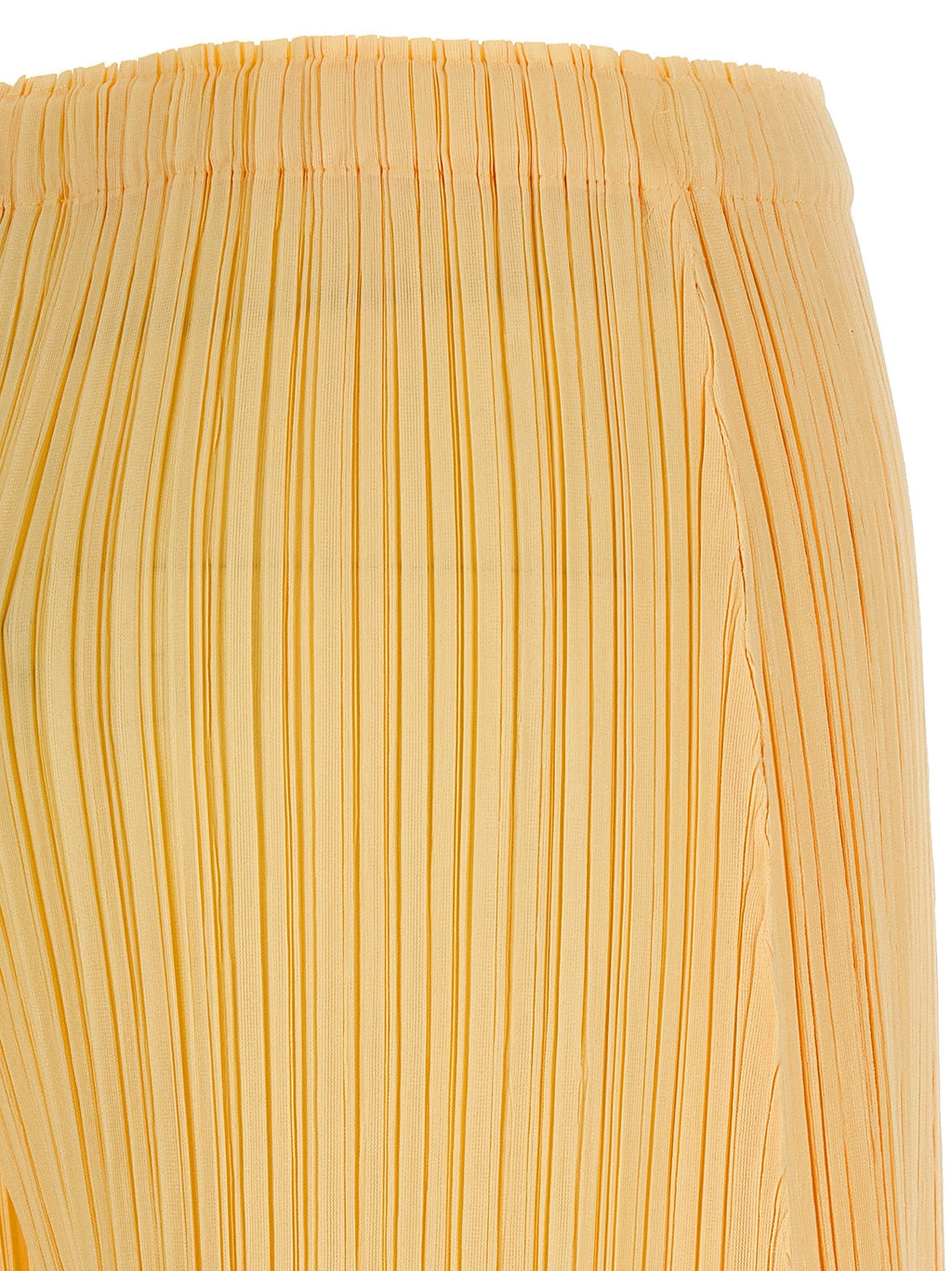 PLEATS PLEASE ISSEY MIYAKE Bicolor Polyester Casual Pants