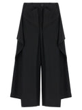 Issey Miyake Black Wool Casual Pants