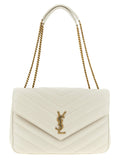 Saint Laurent Beige Lamb Leather Shoulder Bag Saint Laurent