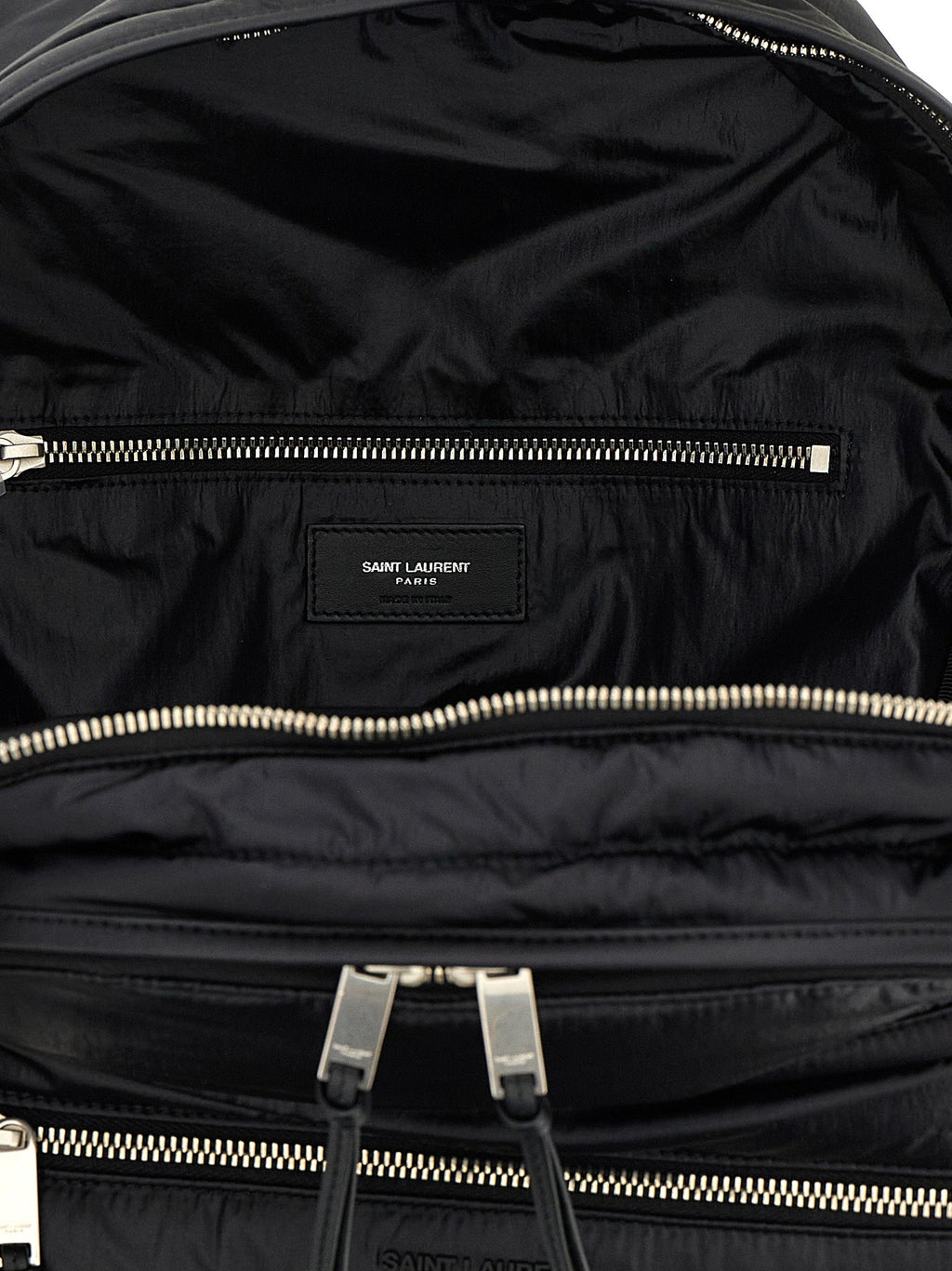 Saint Laurent Black Calfskin Backpack
