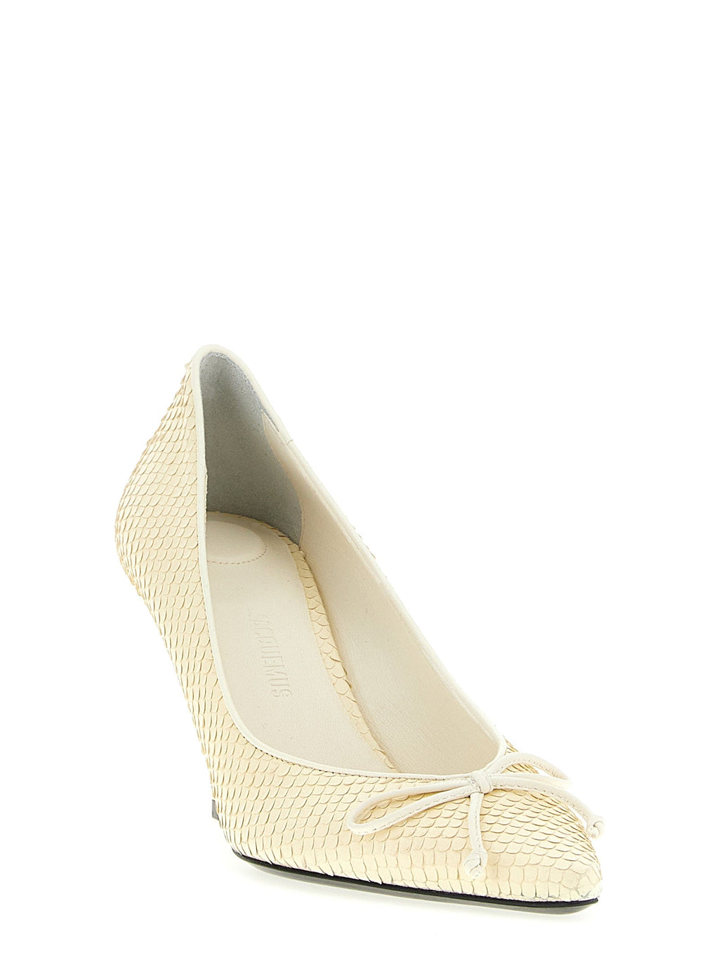 Jacquemus Beige Calfskin High Heel Pumps