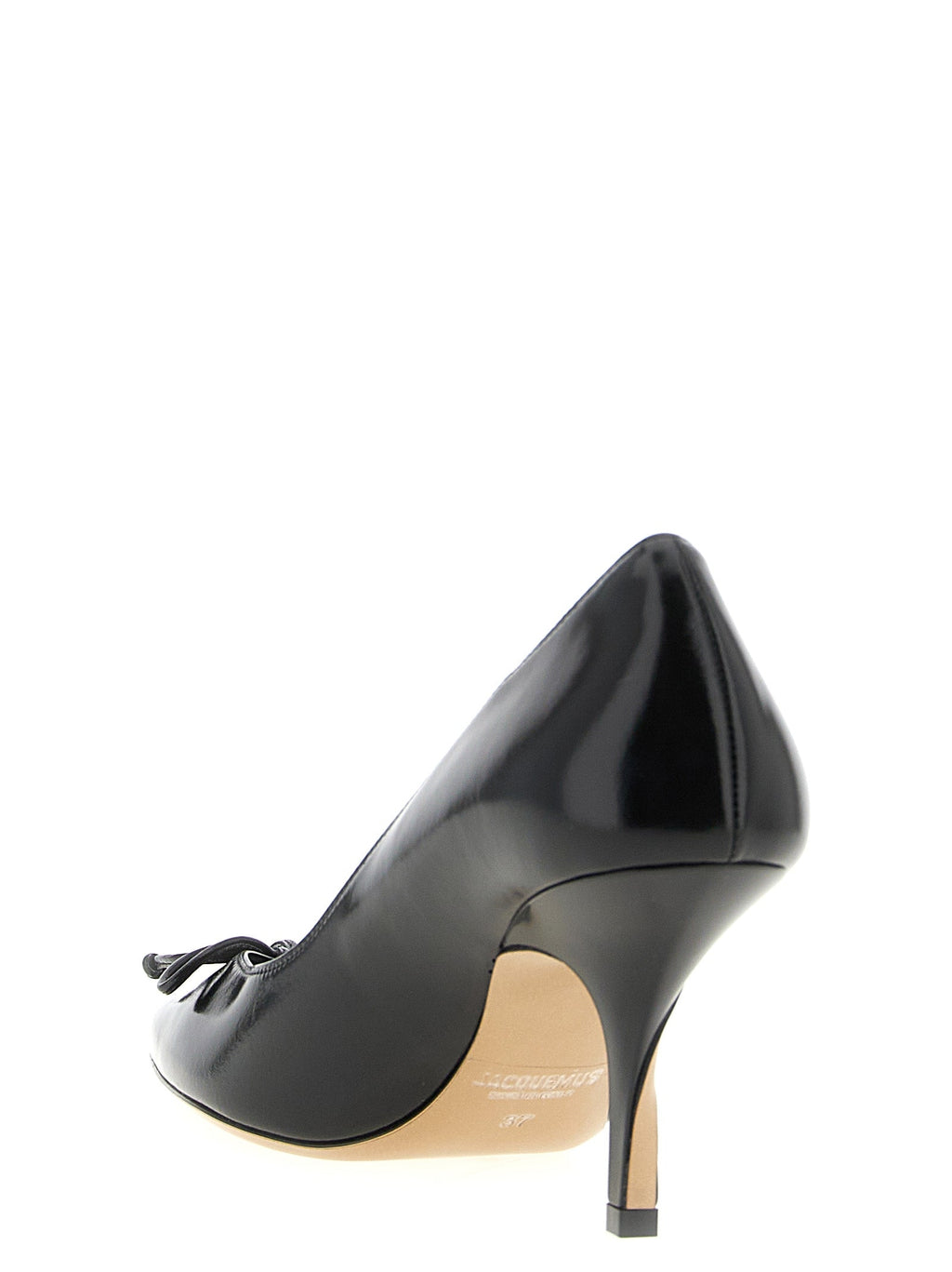 Jacquemus Black Cowhide High Heel Pumps