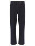 Stone Island Blue Cotton Straight-Leg Jeans