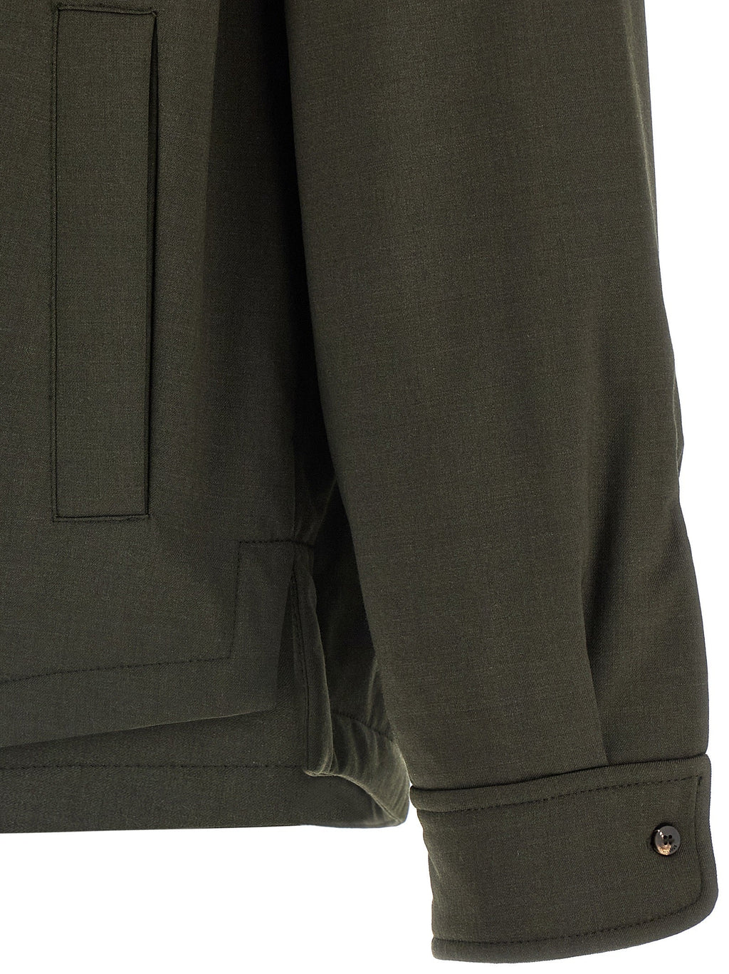 Jacquemus Bicolor Virgin Wool Shell Jacket