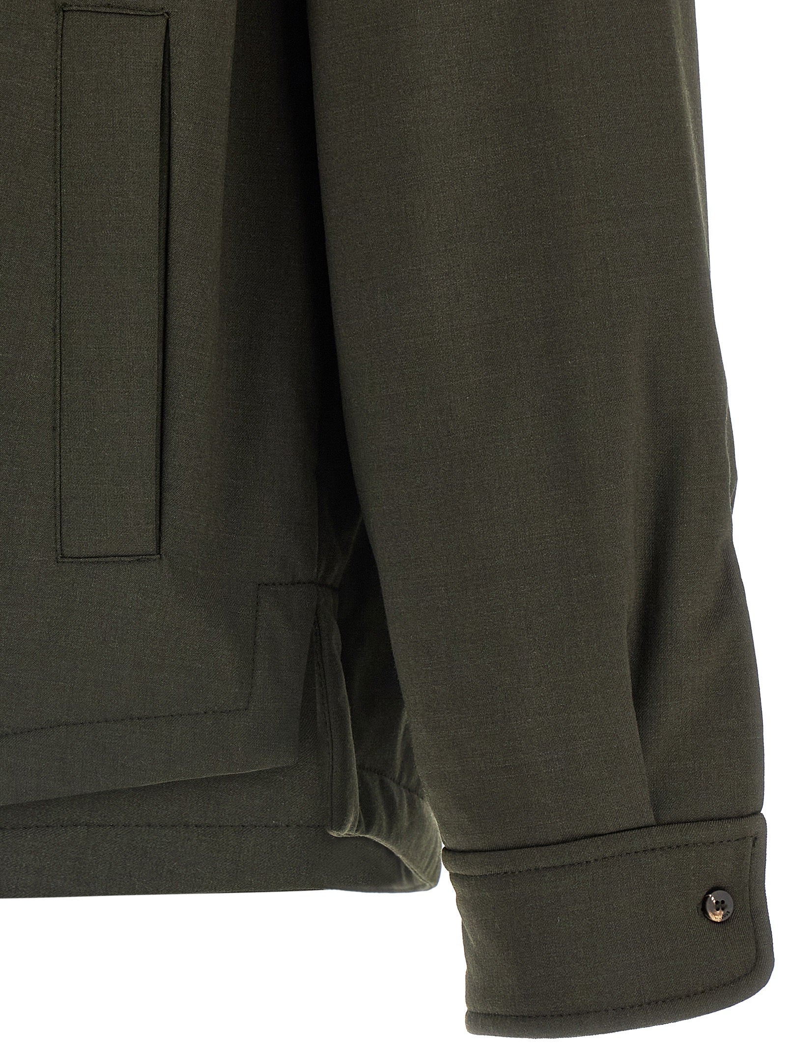 Jacquemus Bicolor Virgin Wool Shell Jacket
