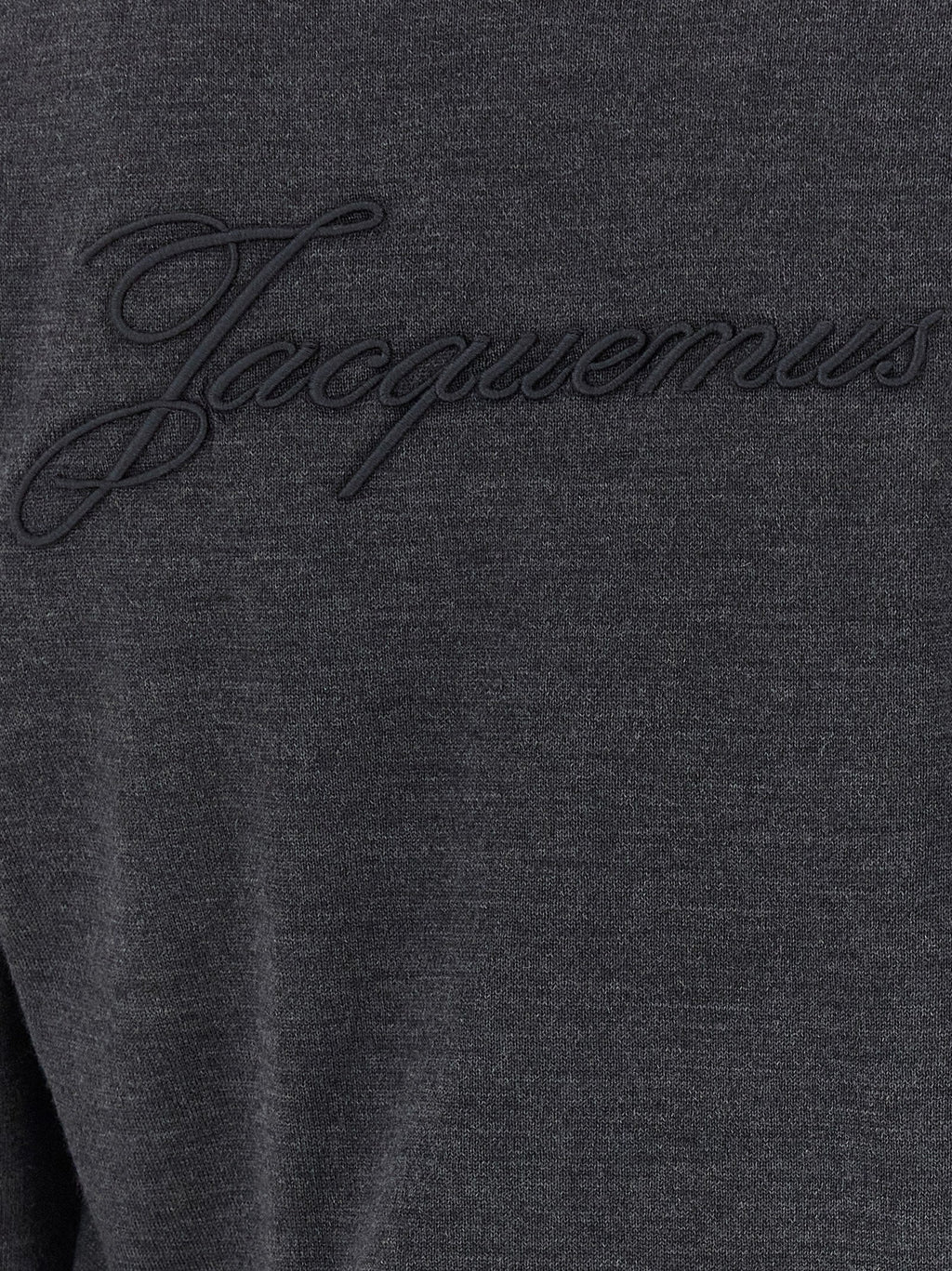 Jacquemus Gray Merino Wool Cardigan