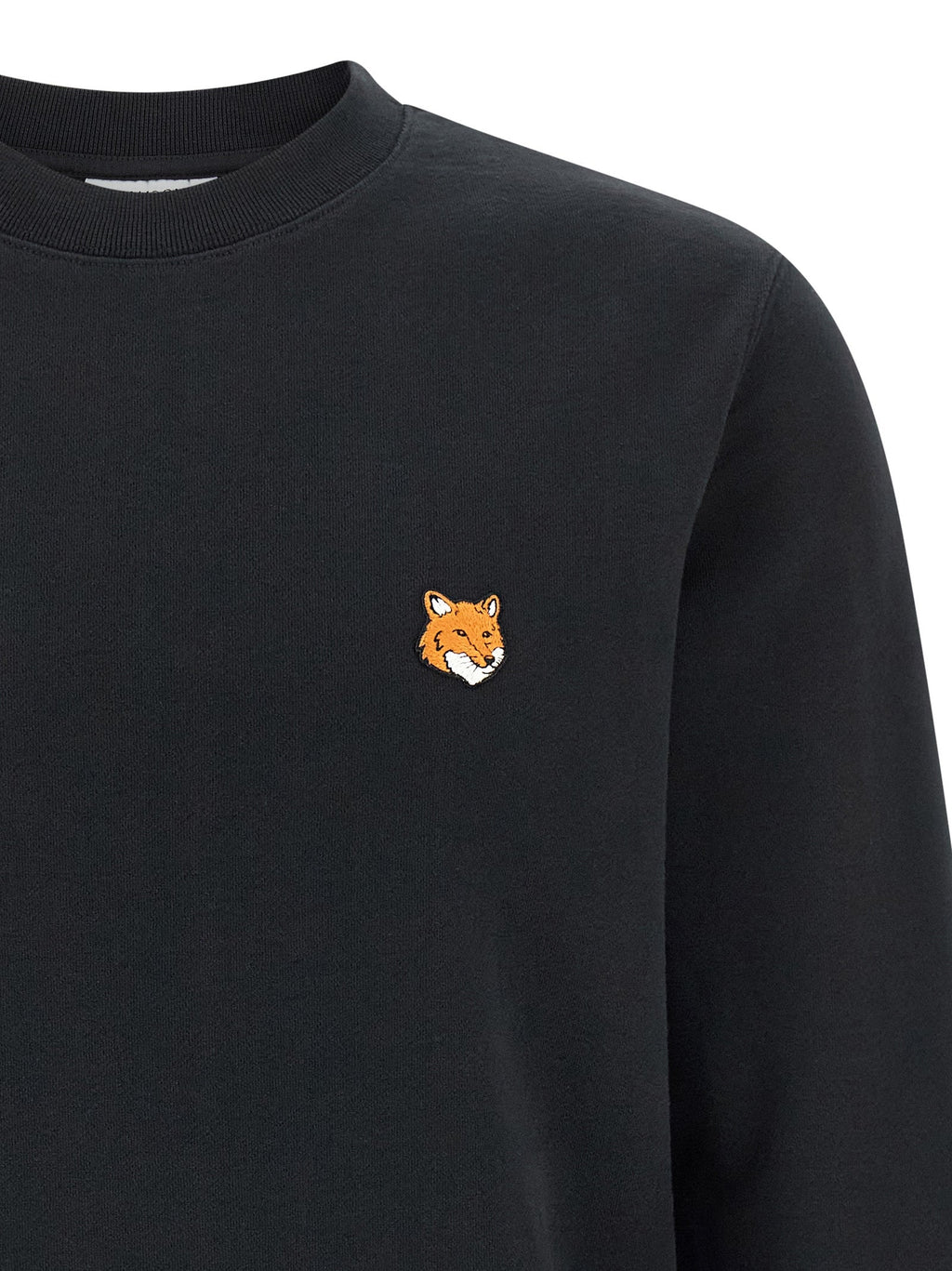 Maison Kitsuné Black Cotton Sweatshirt
