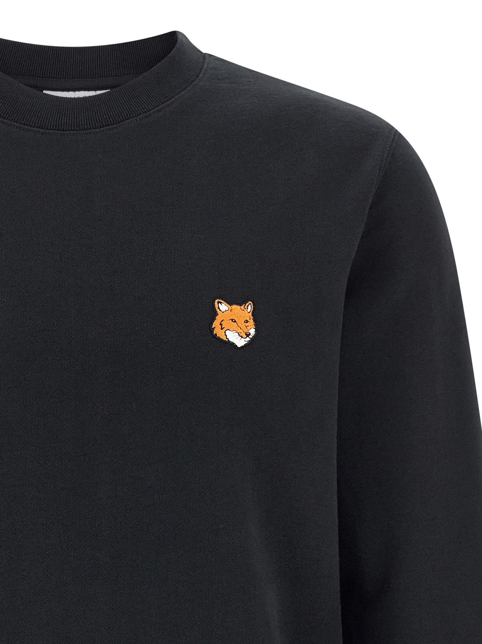 Maison Kitsuné Black Cotton Sweatshirt