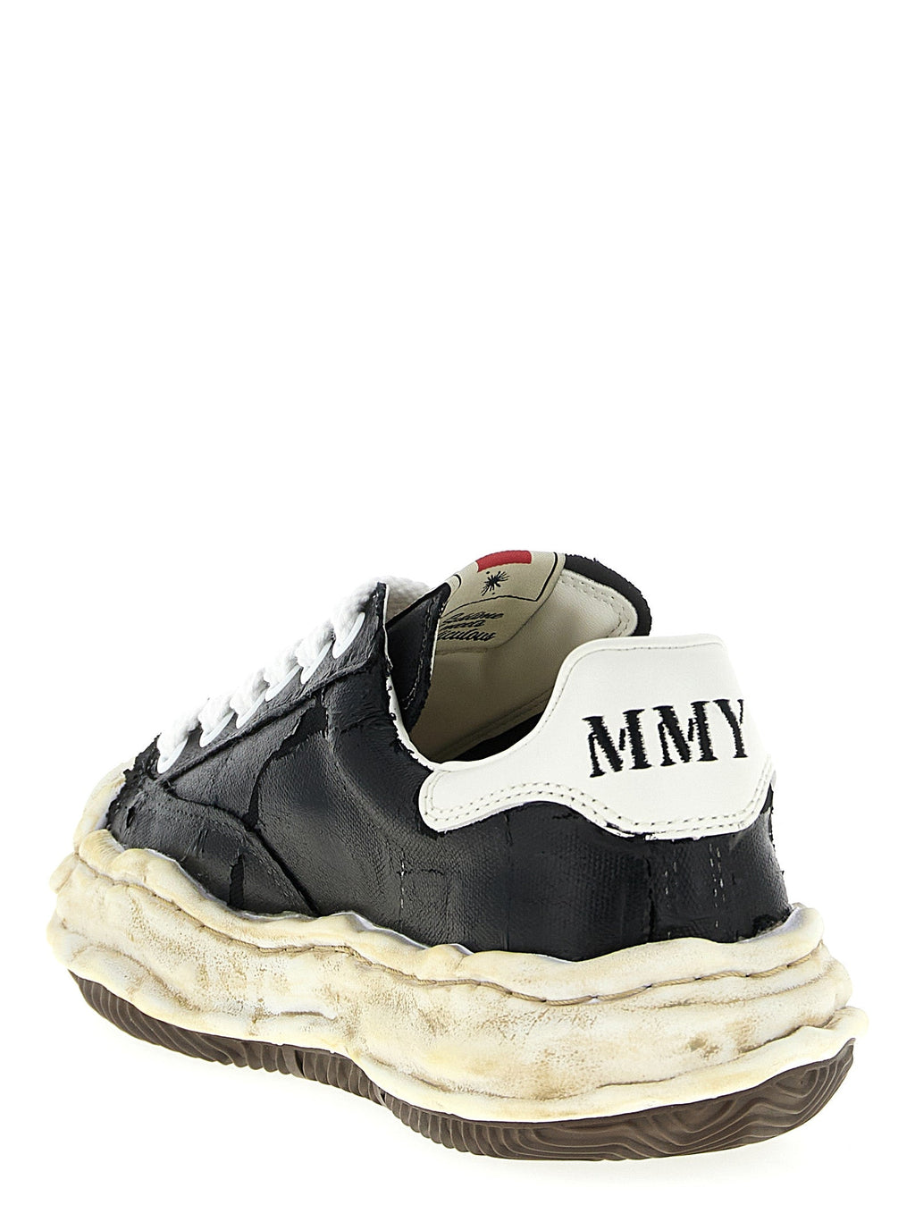 Maison Mihara Yasuhiro Black Cotton Sneakers