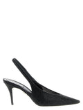 RENE CAOVILLA Black Glass High Heel Pumps