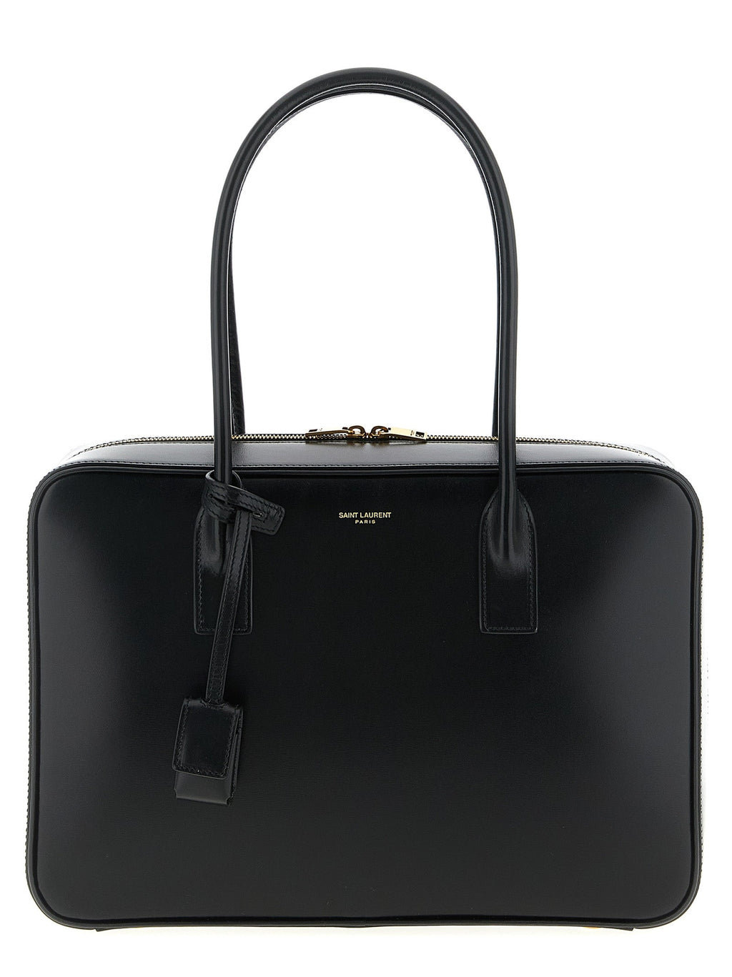 Saint Laurent Black Calfskin Shoulder Bag