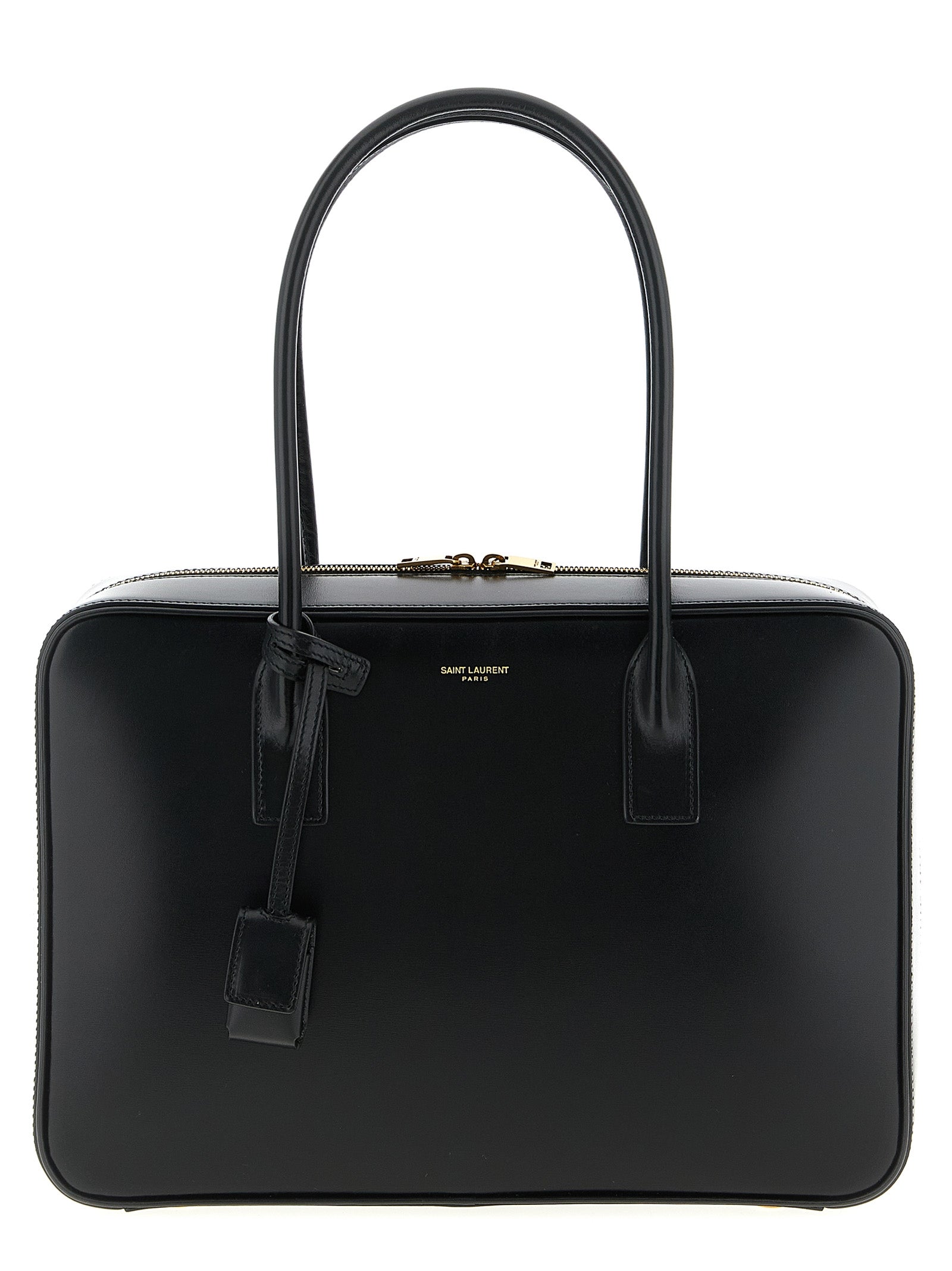 Saint Laurent Black Calfskin Shoulder Bag