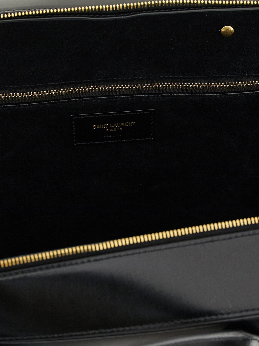 Saint Laurent Black Calfskin Shoulder Bag