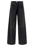 Agolde Black Cotton Jeans Denim