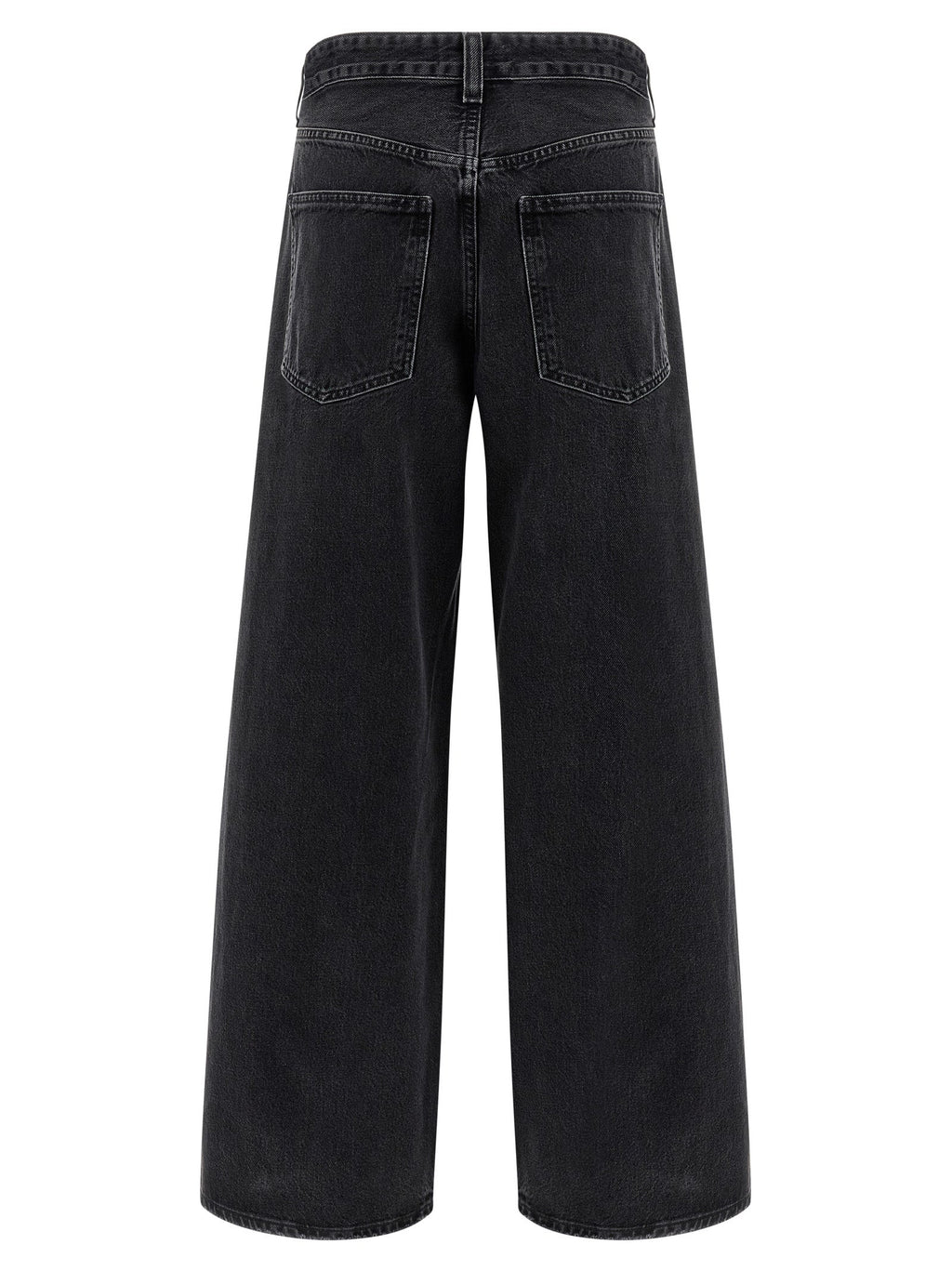 Agolde Black Cotton Jeans Denim
