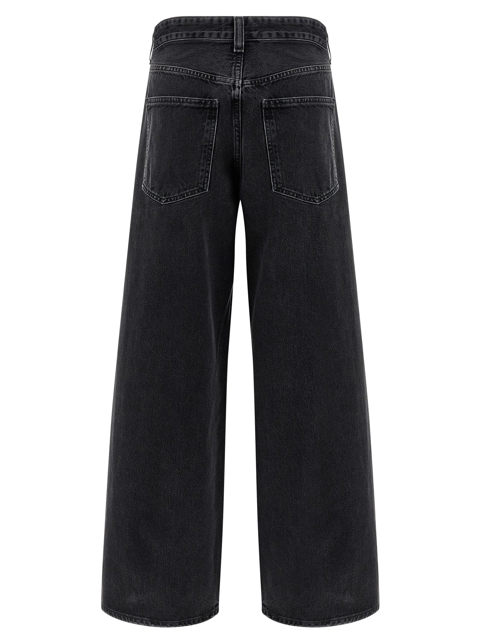 Agolde Black Cotton Jeans Denim