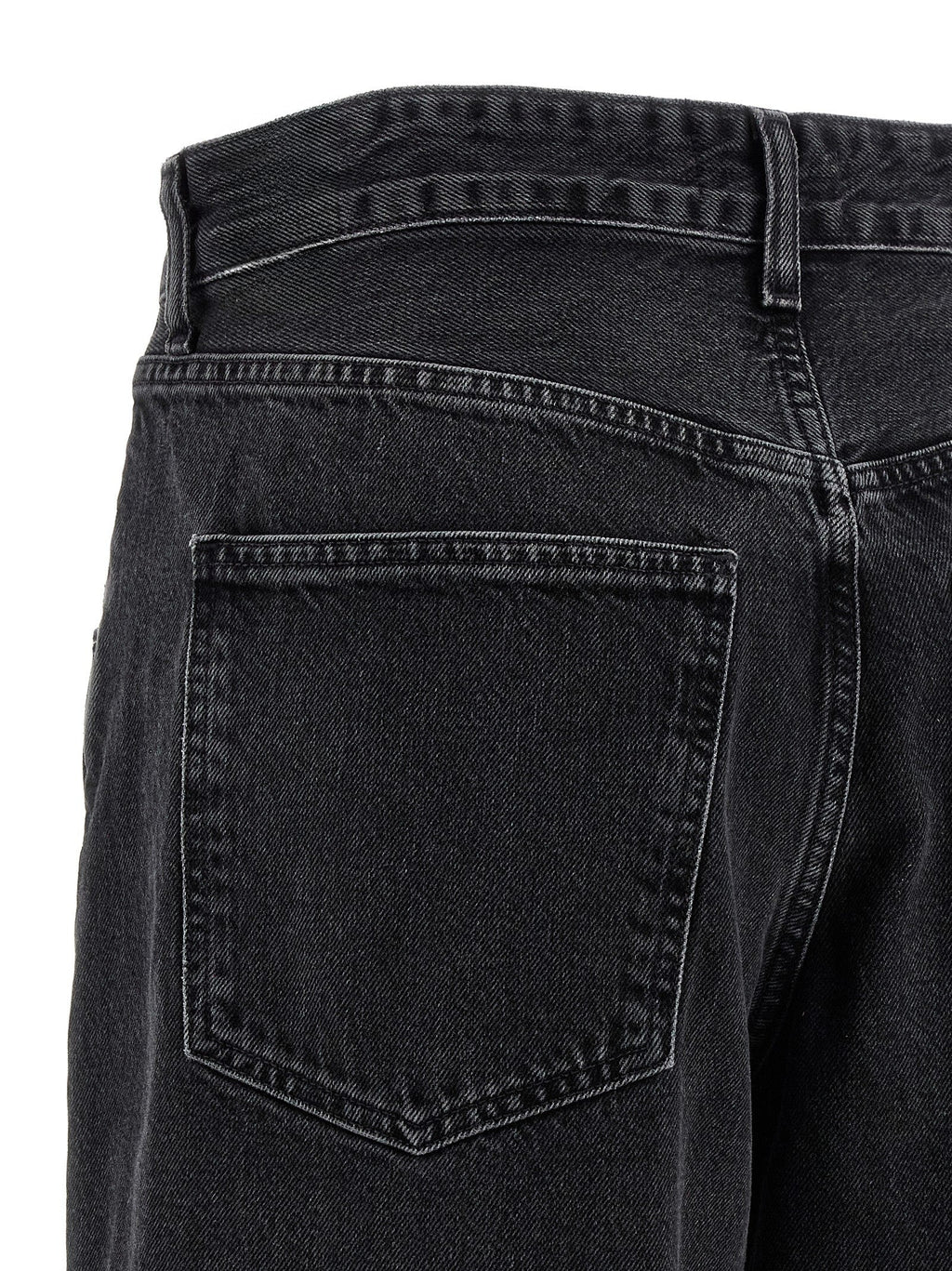 Agolde Black Cotton Jeans Denim