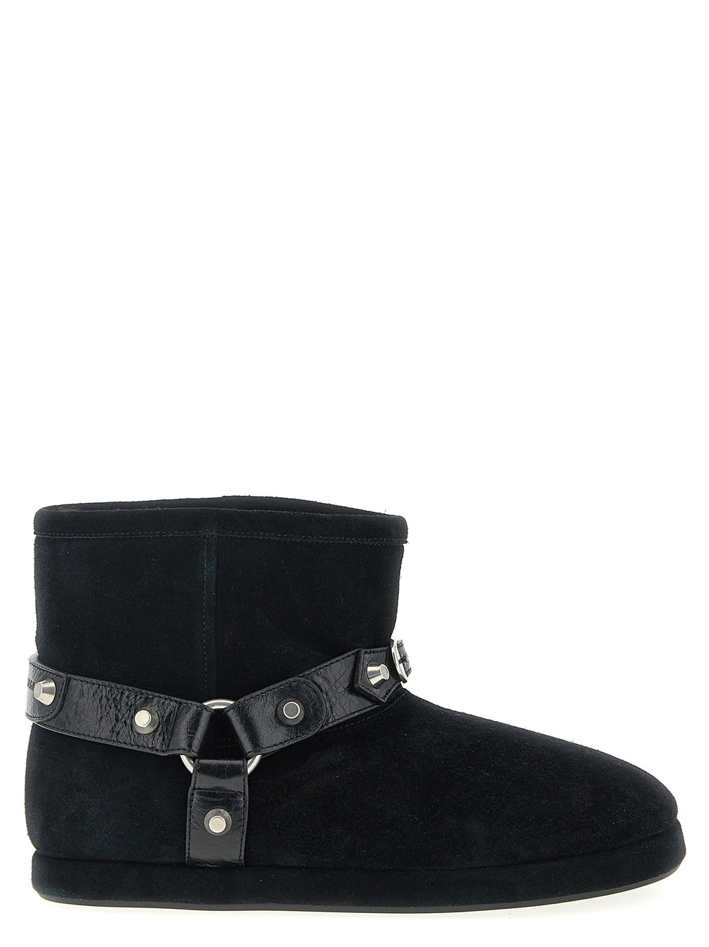 Balenciaga Black Calfskin Ankle Boots