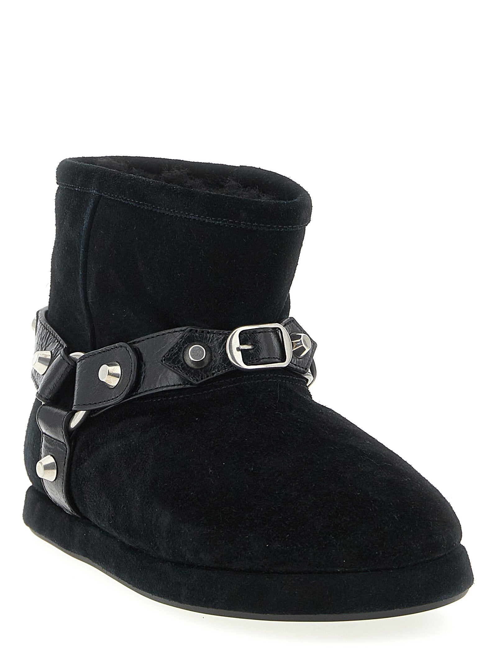 Balenciaga Black Calfskin Ankle Boots