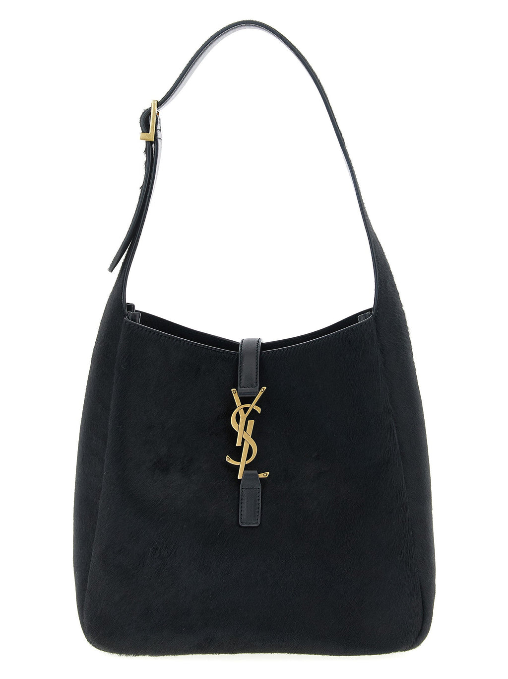 Saint Laurent Black Calfskin Shoulder Bag